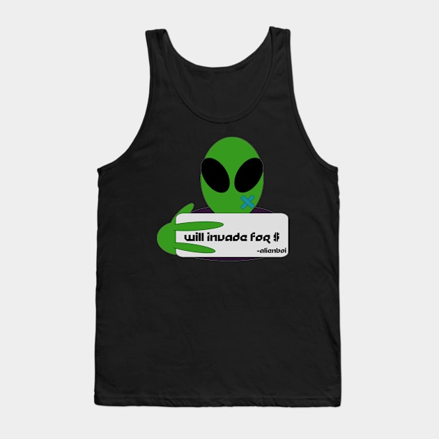 INVADE Tank Top by alienboi